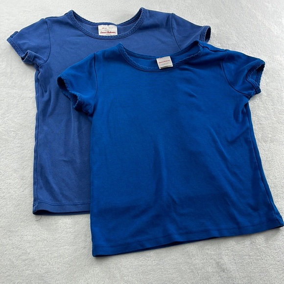 Hanna Andersson Other - Hanna Andersson 6-7, 120 100% Cotton/Pima Cotton Blue Short Sleeve Shirts Set‎